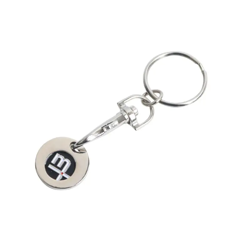 Picture of Enamel Trolley Coin Keyring