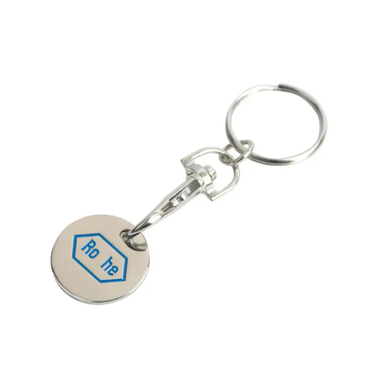 Picture of Enamel Trolley Coin Keyring