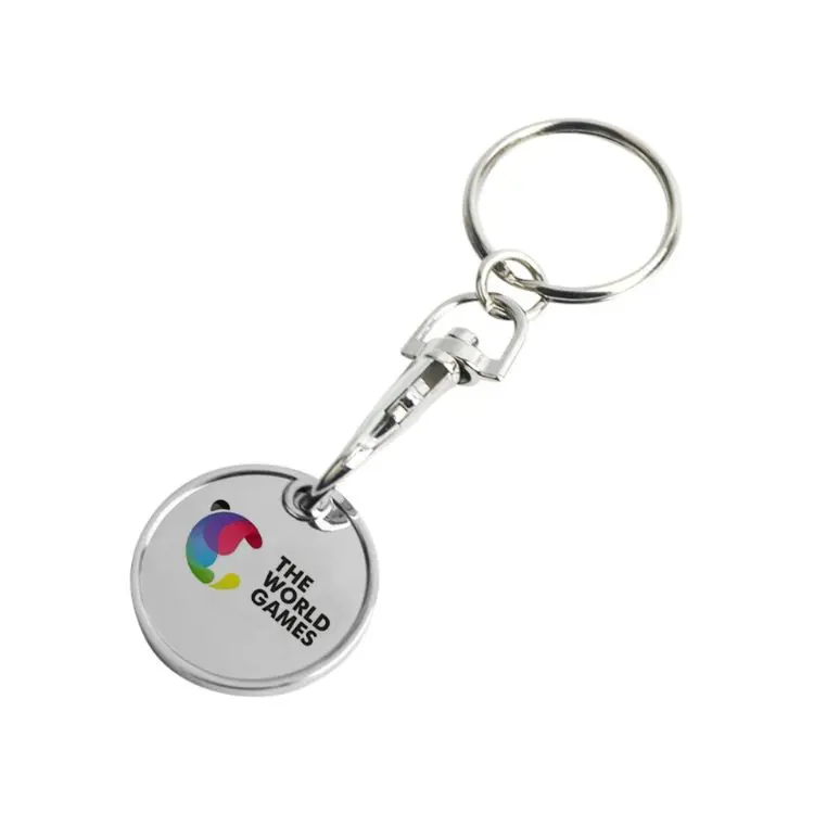 Picture of Printed Trolley Coin Keyring