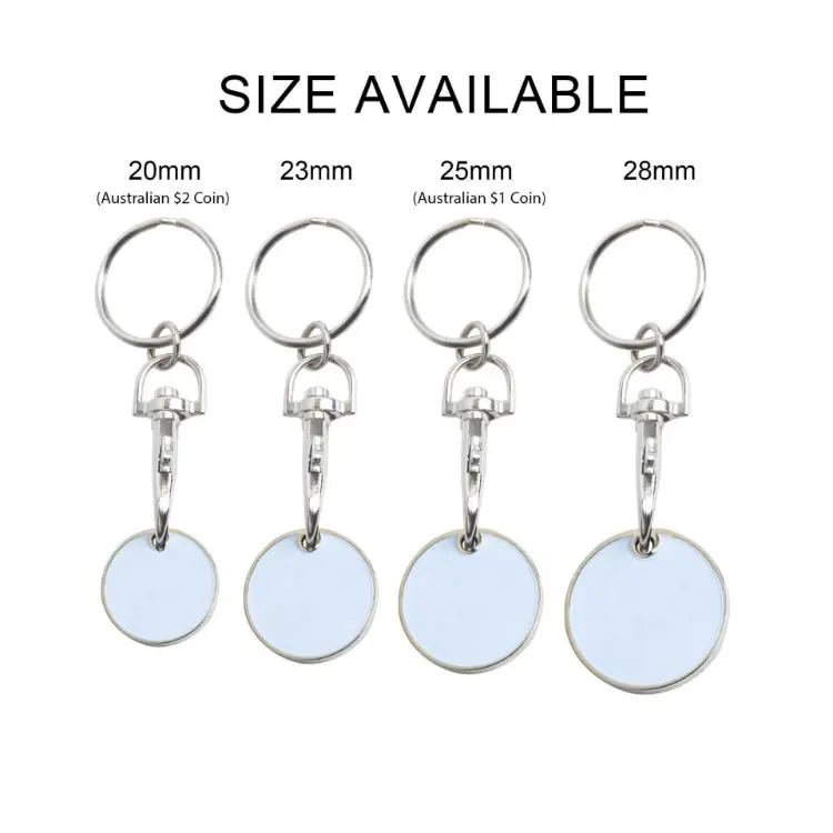 Picture of Printed Trolley Coin Keyring