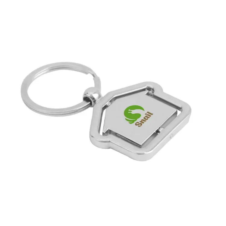 Picture of Spinning House Metal Keyring