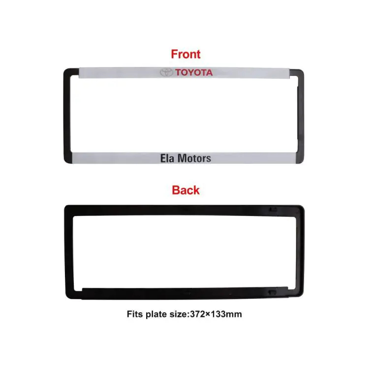 Picture of Plastic Licence Plate Frame