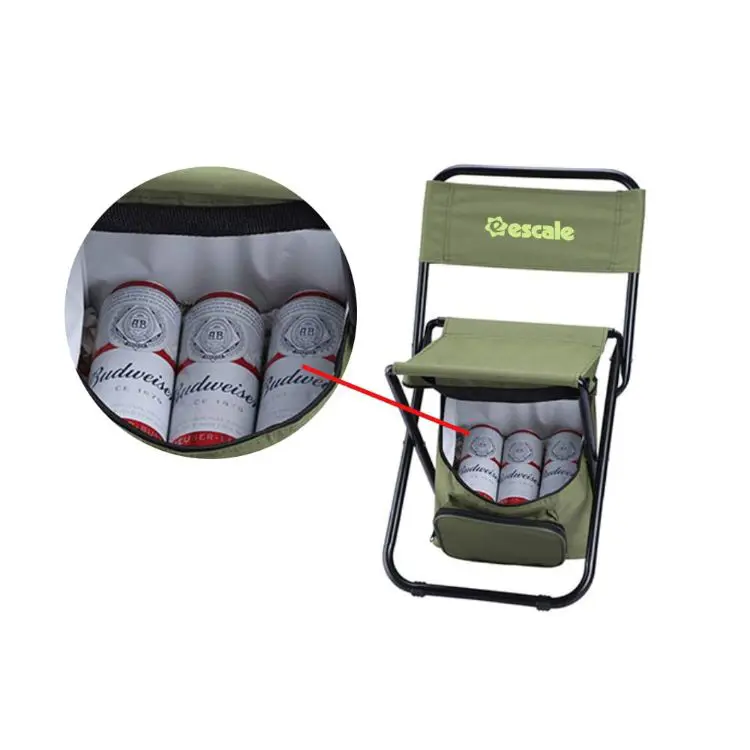 Picture of Adult Foldable Camping Chair with Cooler Bag