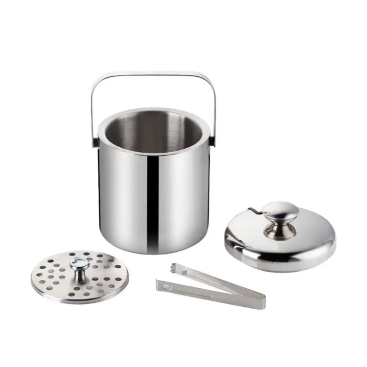 Picture of Ice Bucket With Lid And Tongs