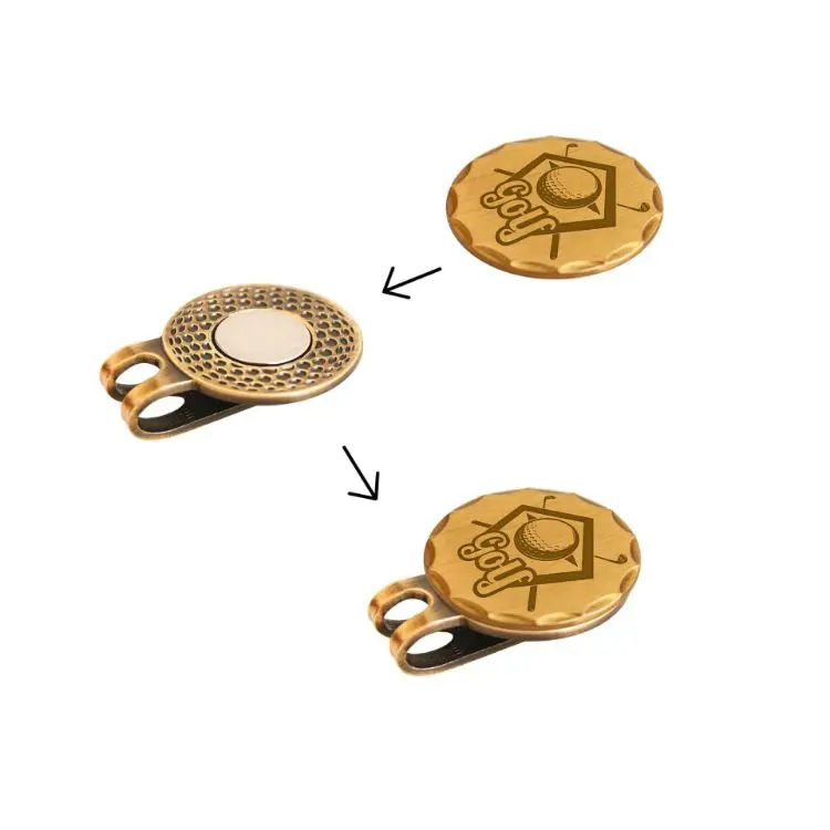 Picture of 40mm Custom Antique Golf Ball Marker