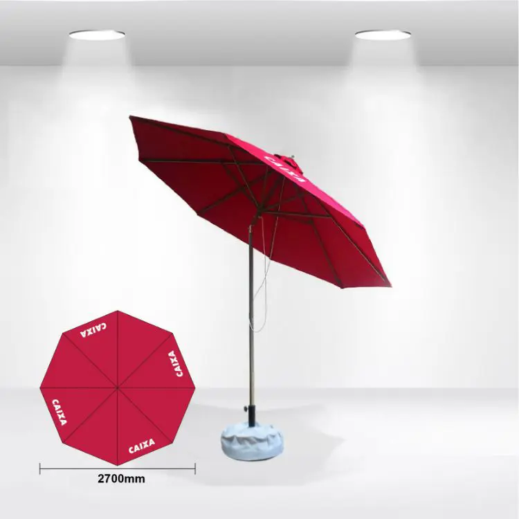 Picture of 2.7x2.7m Tilting Stock Colour Commercial Market Umbrella