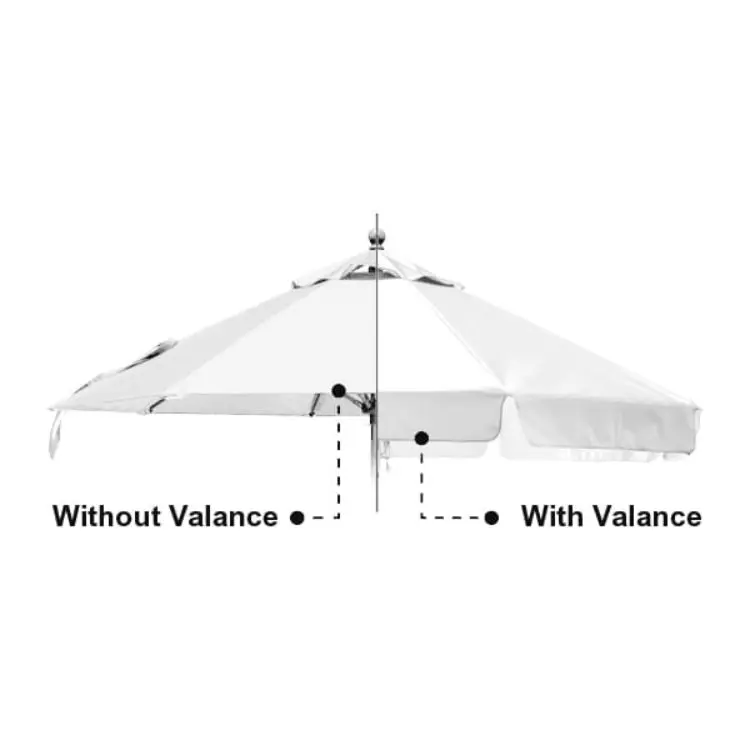 Picture of 2.7x2.7m Tilting Stock Colour Commercial Market Umbrella