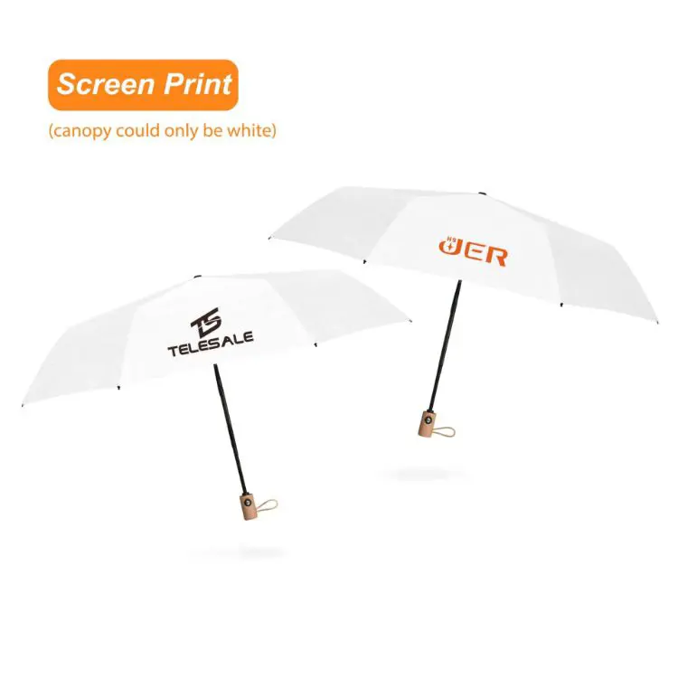 Picture of Triple folding RPET umbrella - auto open and close