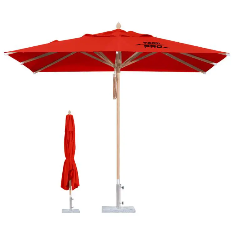 Picture of 4x4m Wind-resistant Square Stock Colour Outdoor Umbrella