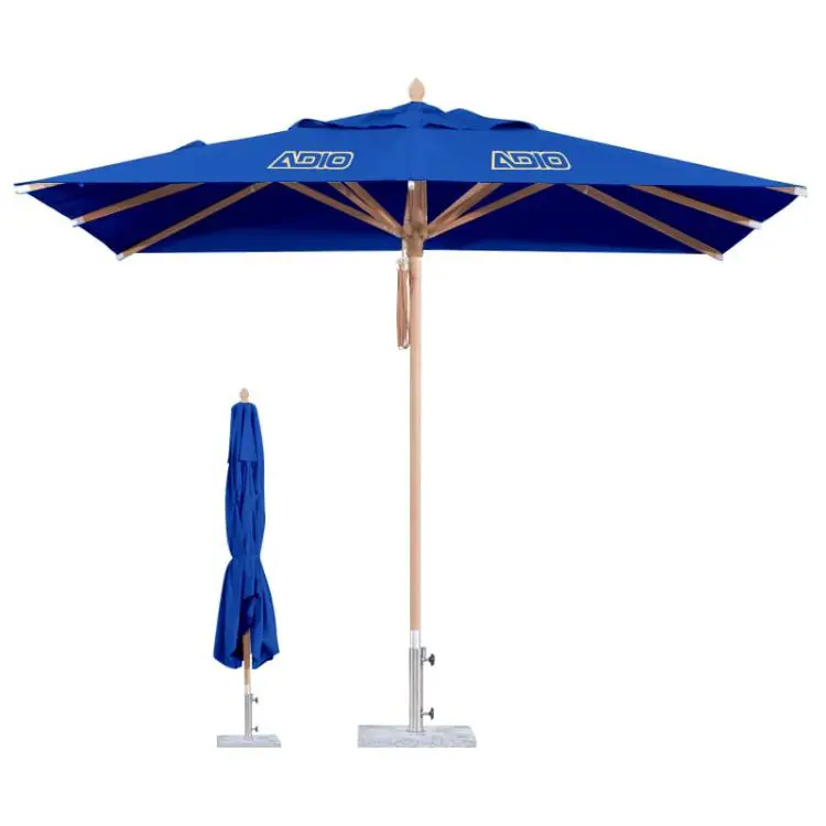 Picture of 2.5x2.5m Wind-resistant Square Stock Colour Outdoor Umbrella