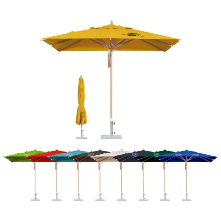 Picture of 2x2m Wind-resistant Square Stock Colour Outdoor Umbrella