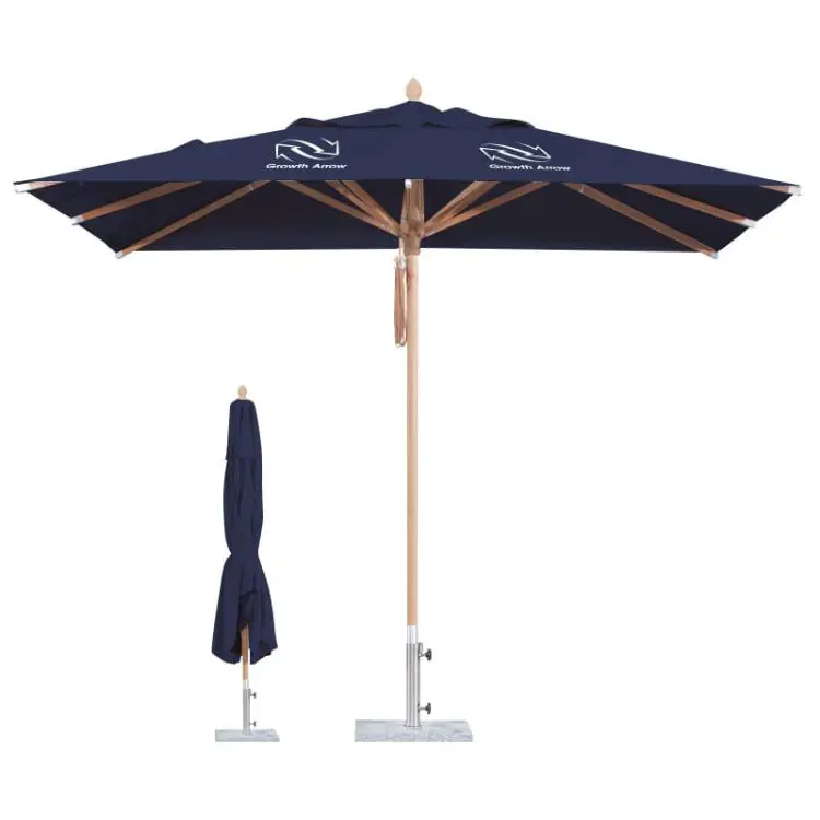 Picture of 2x2m Wind-resistant Square Stock Colour Outdoor Umbrella