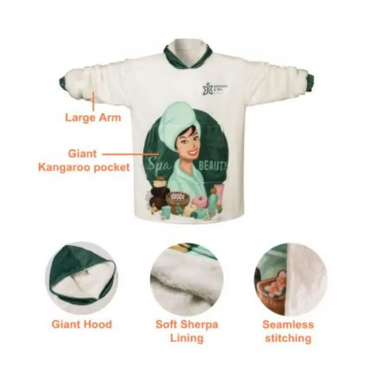 Picture of Kids' premium 100% Polyester Sublimated Wearable Blanket