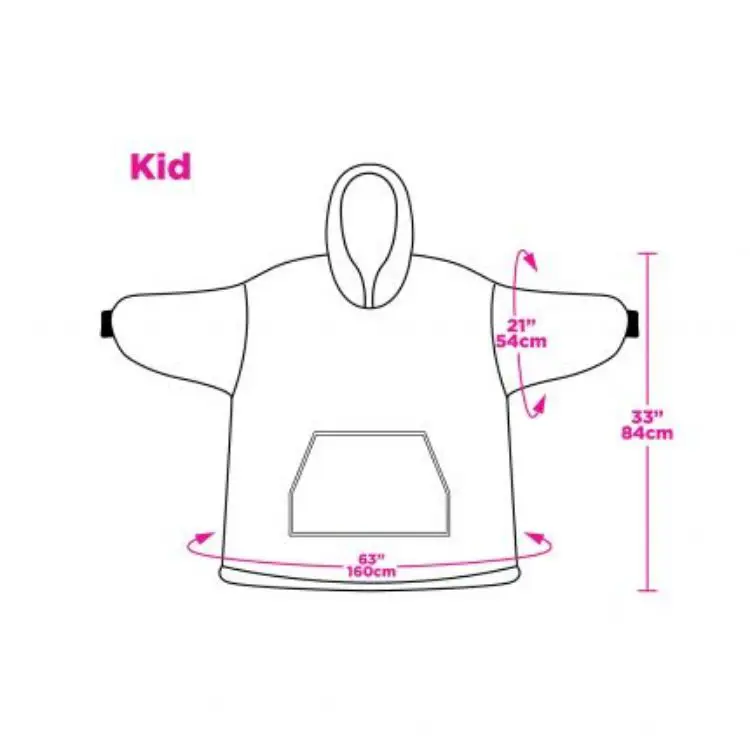 Picture of Kids' premium 100% Polyester Sublimated Wearable Blanket