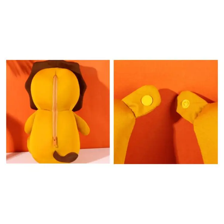 Picture of Lion Shaped 2 In 1 Travel Pillow