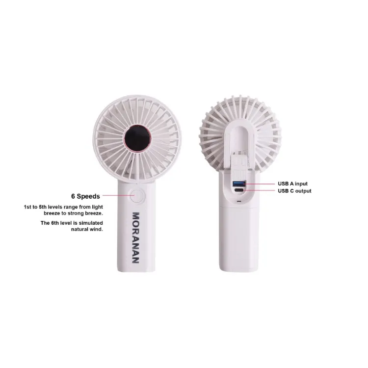 Picture of Handheld Power Bank Folding Fan