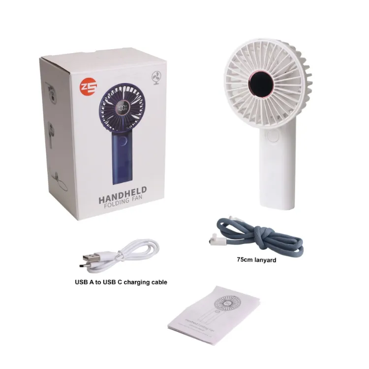 Picture of Handheld Power Bank Folding Fan