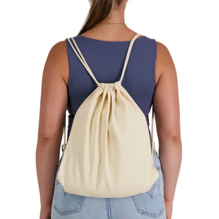 Picture of Calico Drawstring Library Backpack