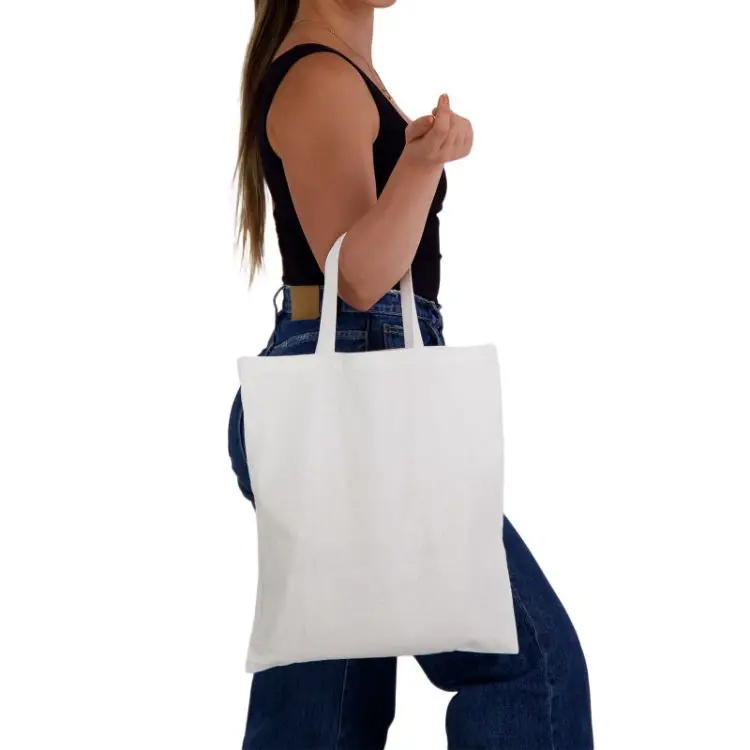 Picture of Coloured Cotton Short Handle Tote Bag
