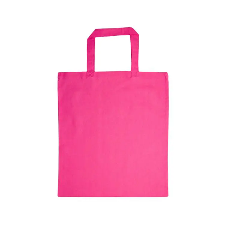 Picture of Coloured Cotton Short Handle Tote Bag