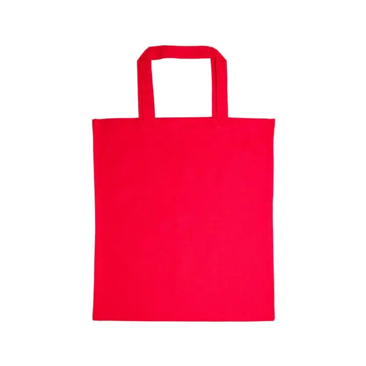 Picture of Coloured Cotton Short Handle Tote Bag