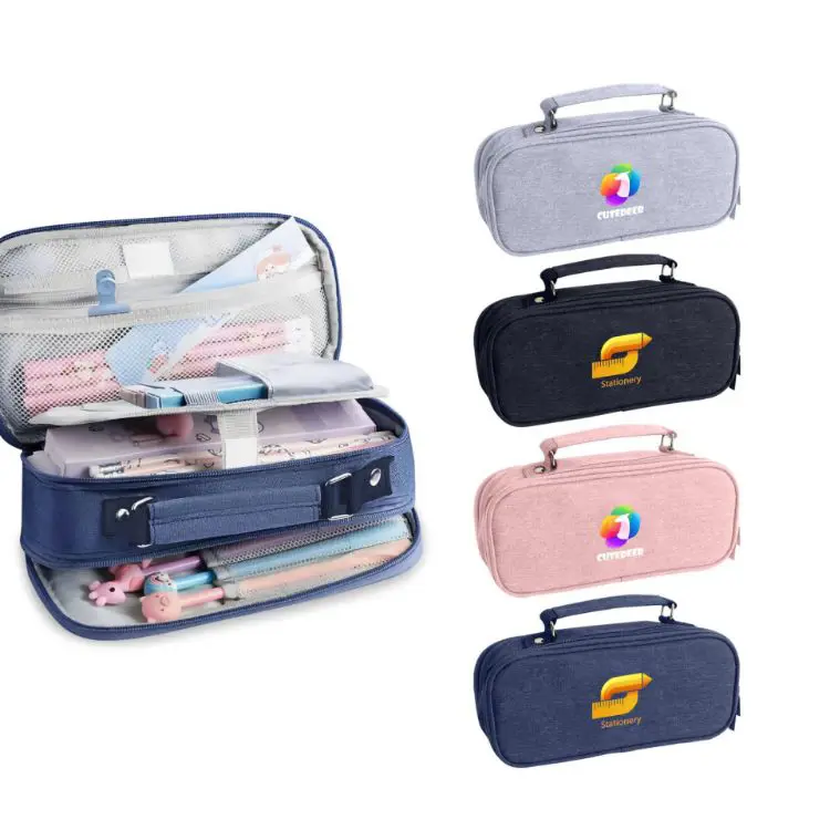 Picture of Pencil Case with Compartments and handle