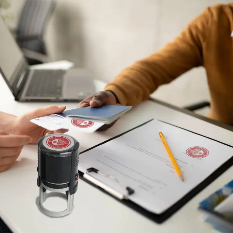 Picture of Custom Self-Inking Stamp