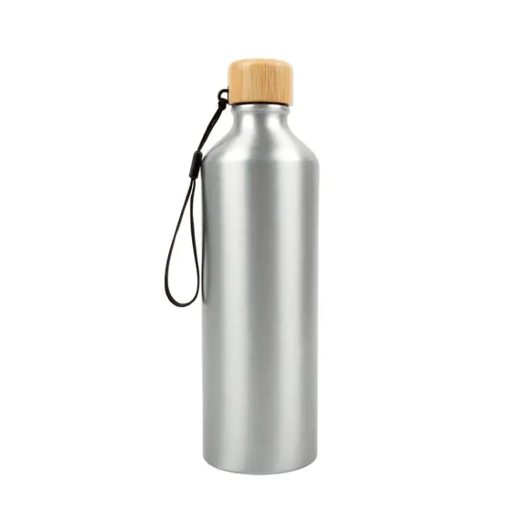 Picture of Gelato Aluminium Bottle with Bamboo Lid