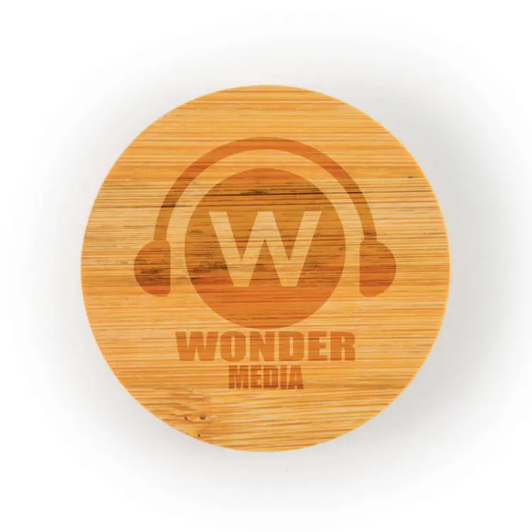 Picture of Discus Bamboo Bottle Opener Coaster