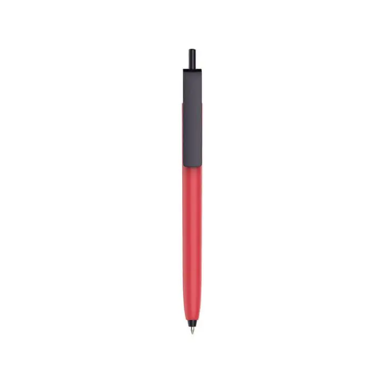 Picture of Push Button Pen - Colour Barrel with Black Cap