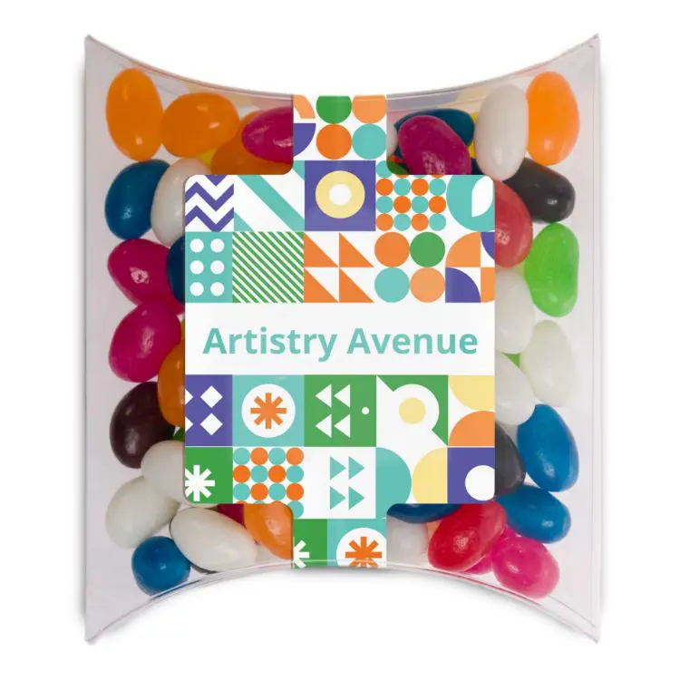 Picture of Assorted Colour Mini Jelly Beans in Pillow Pack