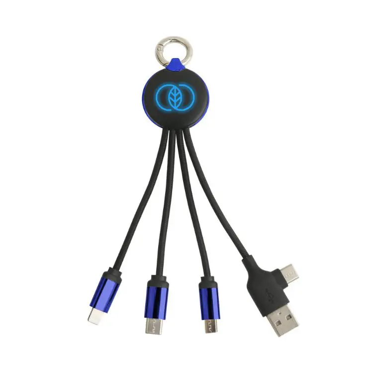 Picture of Round Shaped Light Up Multi Charging Cable
