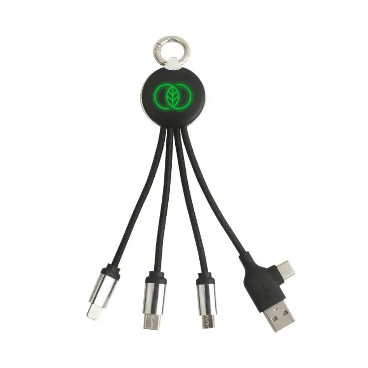 Picture of Round Shaped Light Up Multi Charging Cable