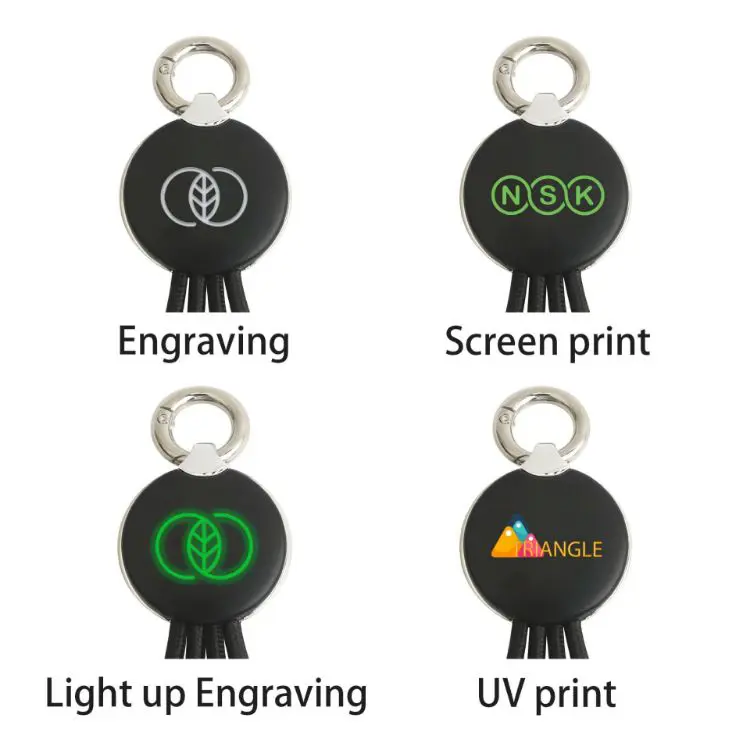 Picture of Round Shaped Light Up Multi Charging Cable