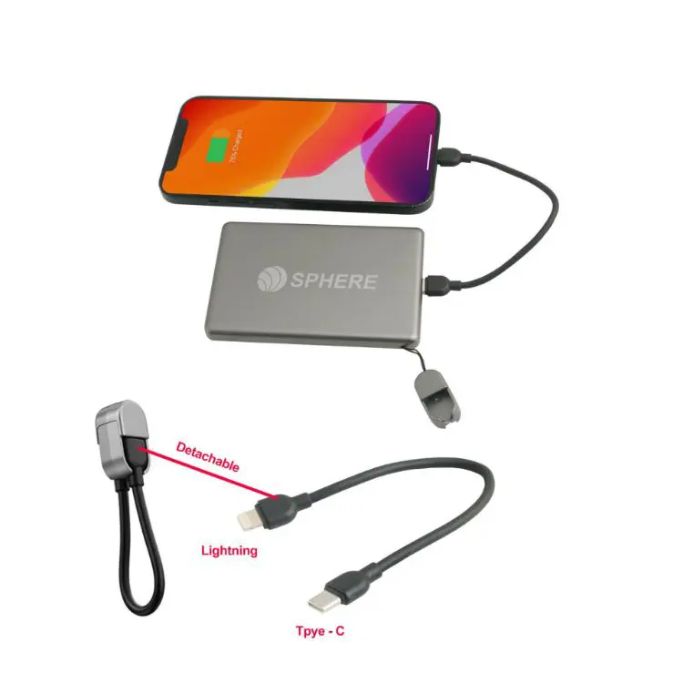 Picture of 5000mAh Aluminum Magnetic Power Bank