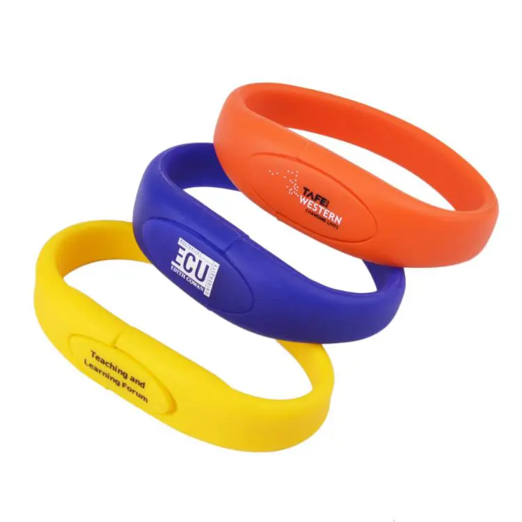 Picture of Oval Silicone Wristband Flash Drive