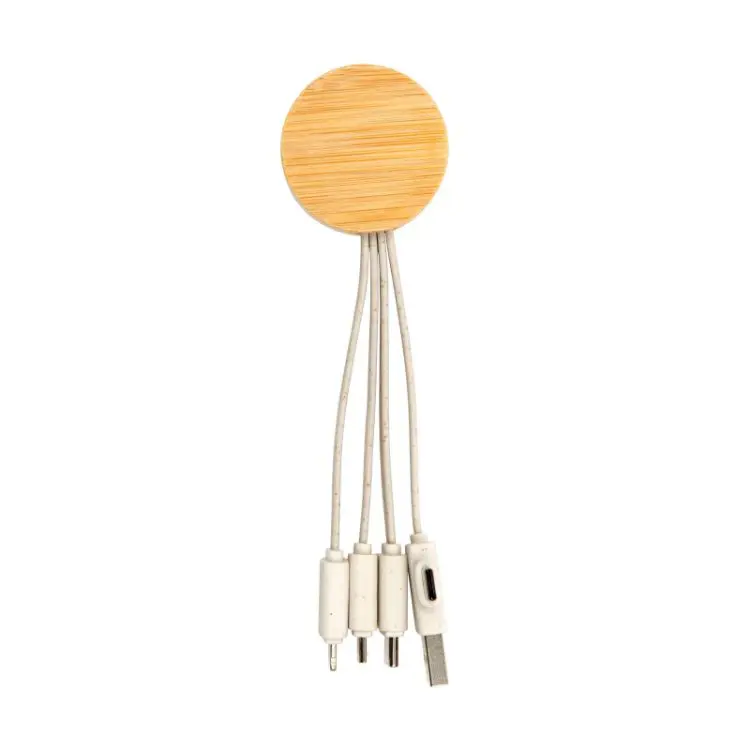 Picture of Sprite Round Bamboo Charging Cable
