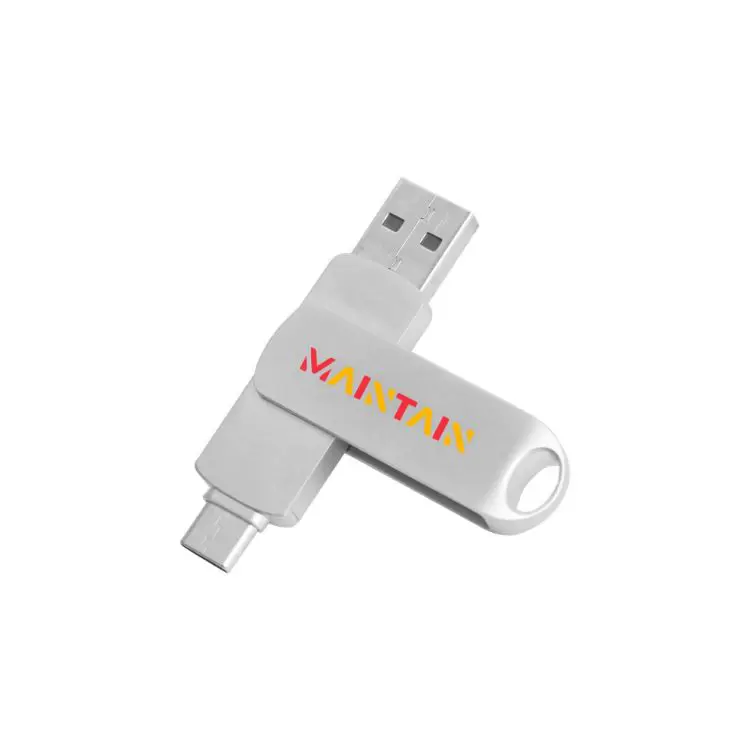 Picture of Double-end Swivel Type C Flash Drive