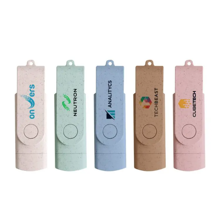 Picture of Double-end Eco Swivel Type C Flash Drive