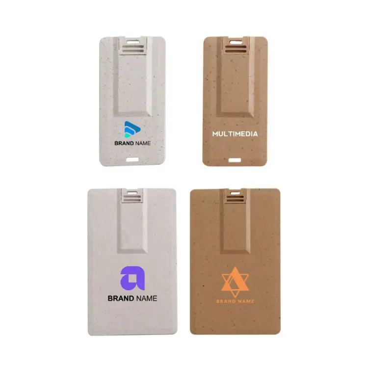 Picture of Wheat Straw Credit Card Flash Drive