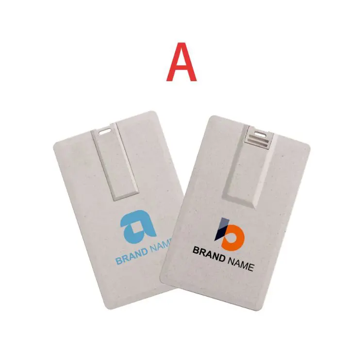 Picture of Wheat Straw Credit Card Flash Drive