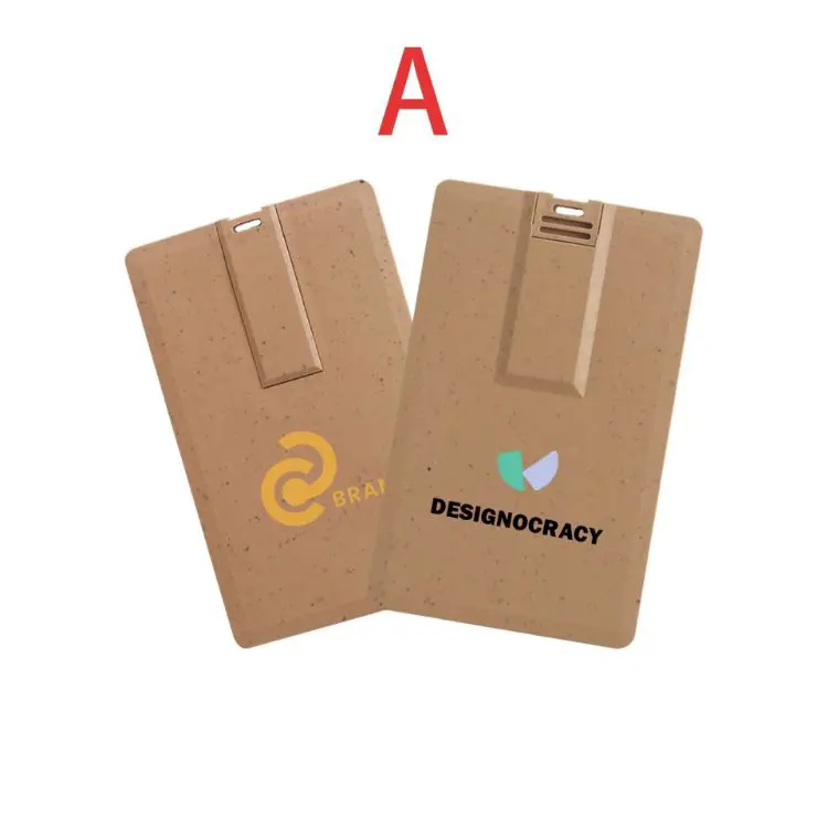 Picture of Wheat Straw Credit Card Flash Drive