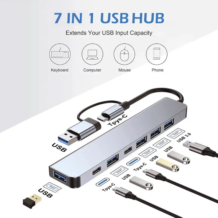 Picture of 7 in 1 USB Hub