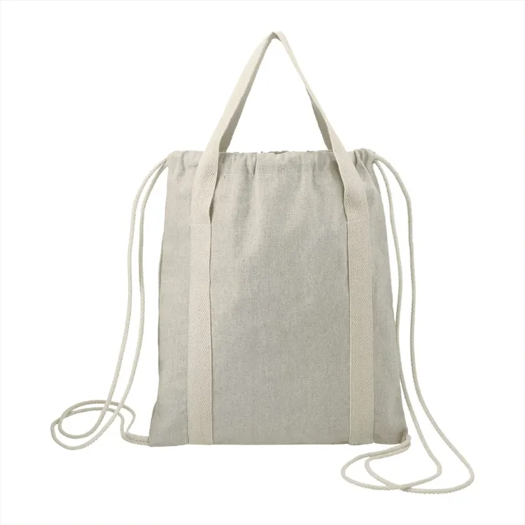 Picture of Repose Recycled Cotton Drawstring Bag