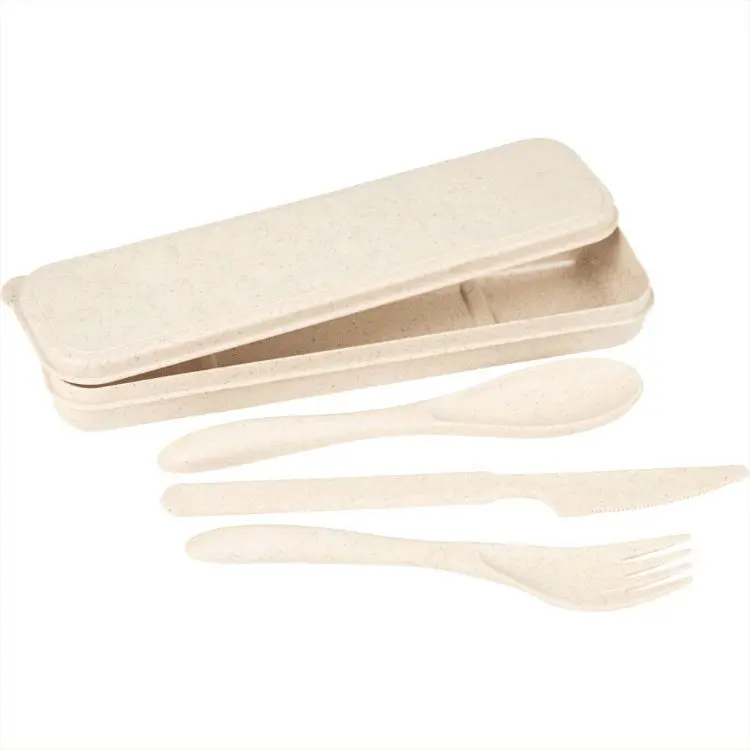 Picture of Bamboo Fibre Cutlery Set