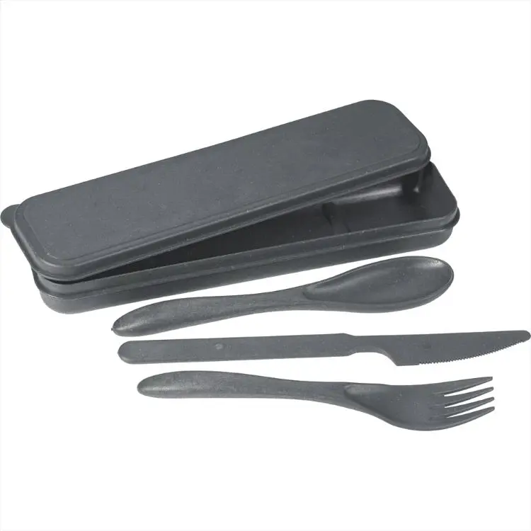 Picture of Bamboo Fibre Cutlery Set