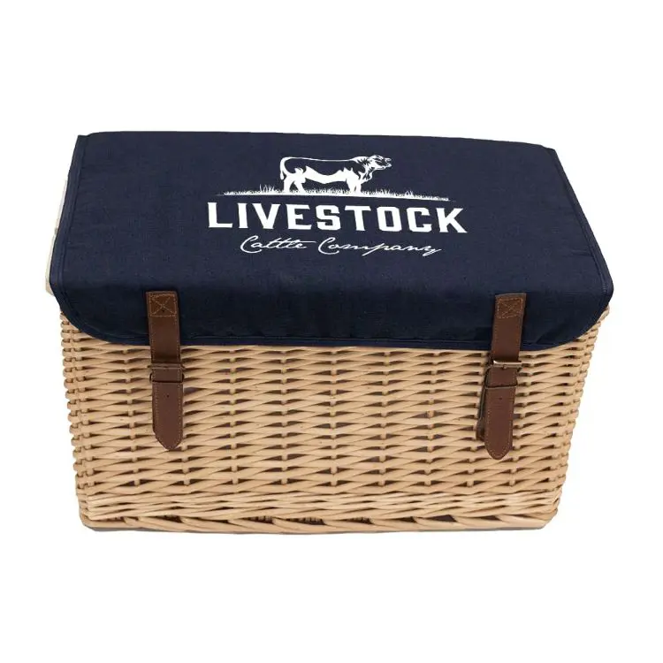 Picture of Trekk Wicker Basket w/ Picnic Table