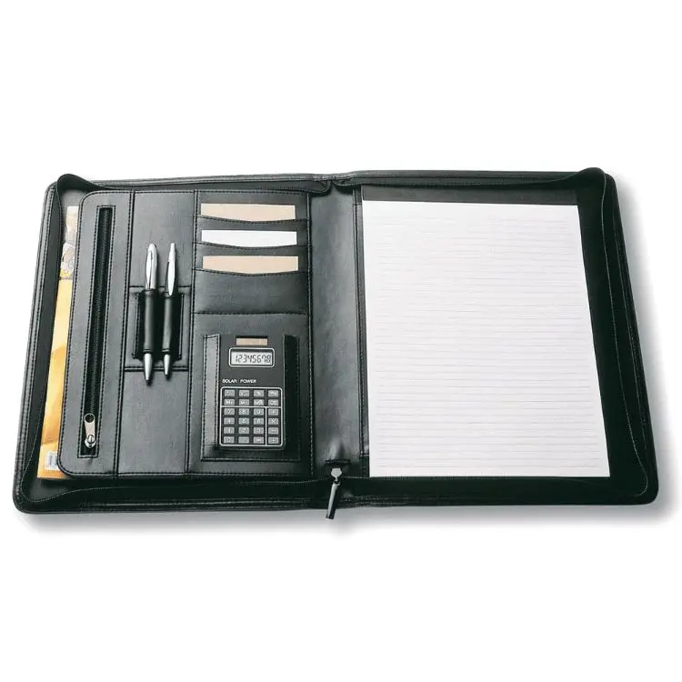 Picture of The Metropolitan Imitation Leather A4 Zippered Compendium