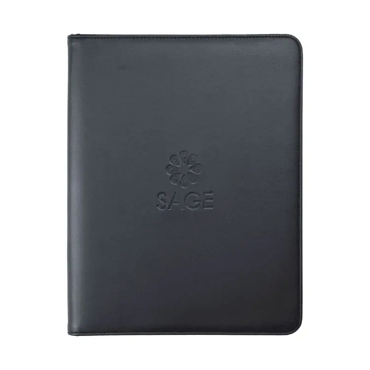 Picture of The Associate A4 Imitation Leather Zip Compendium