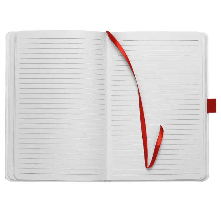 Picture of Nova White Bound JournalBook w/ Coloured Accents